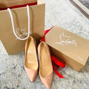 Louboutin Corneille 100 Patent Nude